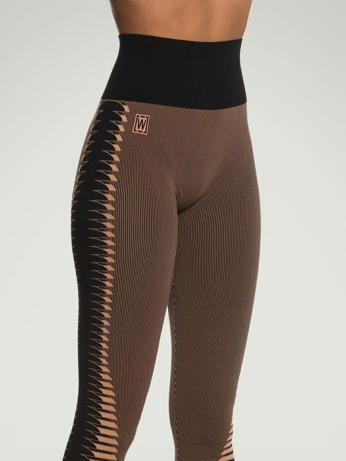 Shaping Slit 78 Leggings Caramelblack Women Wolford Leggings