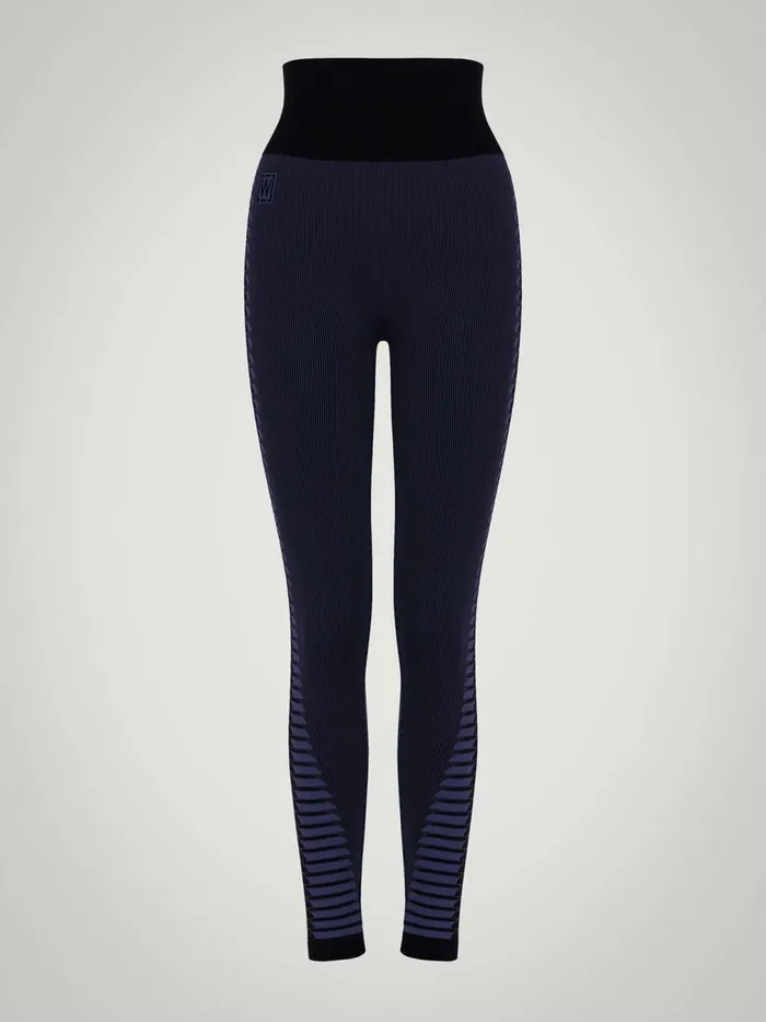 Shaping Slit 78 Leggings Indigo Berryblack Women Wolford Leggings