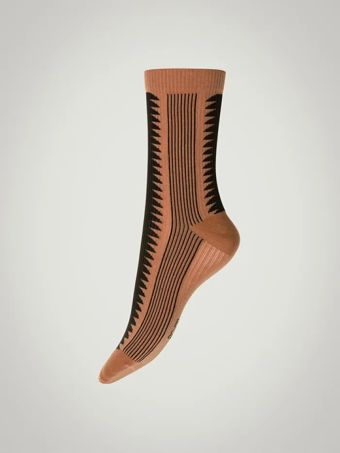 Shaping Slit Socks Caramelblack Women Wolford Socks