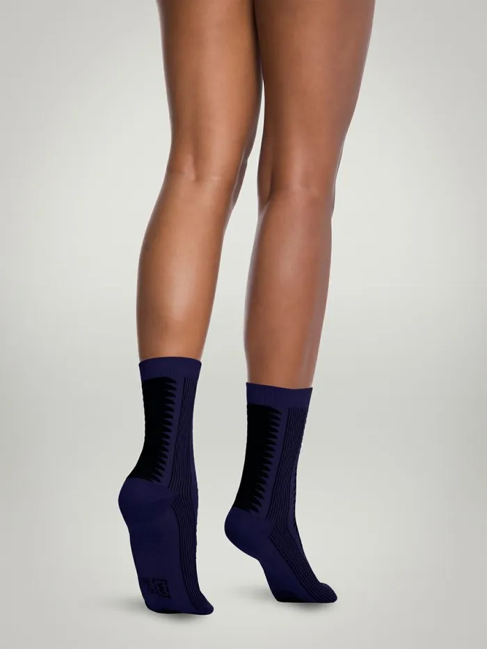 Shaping Slit Socks Indigo Berryblack Women Wolford Socks