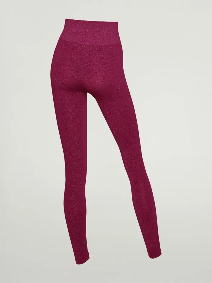 Shiny Leggings Mineral Redpink Women Wolford Athleisure Leggings