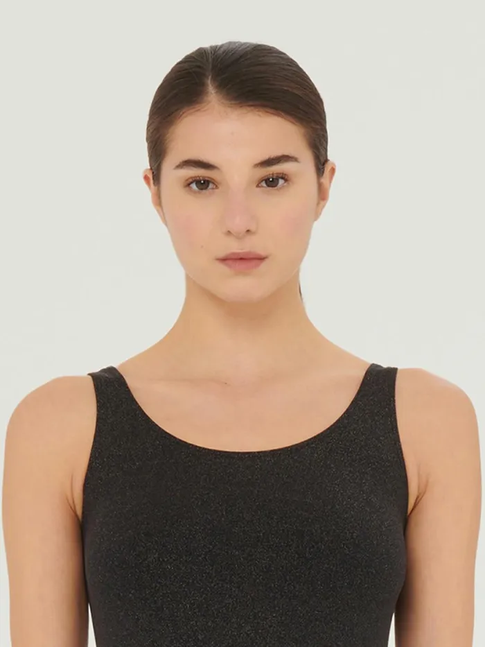 Shiny Top Sleeveless Blackpewter Women Wolford Tops