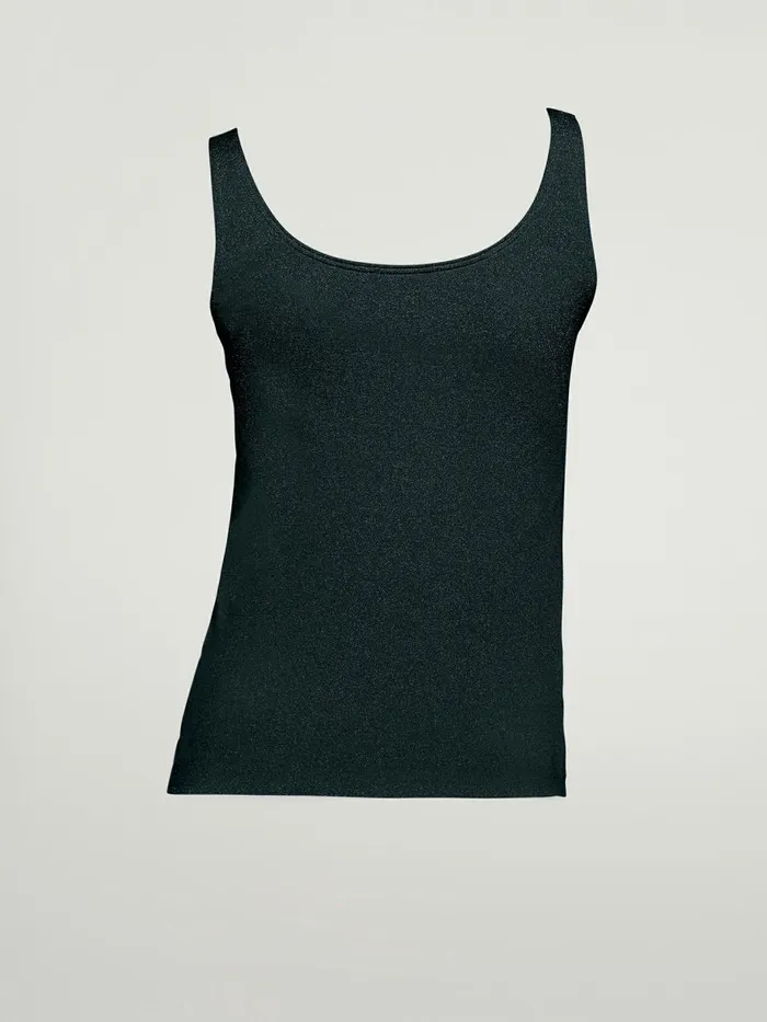 Shiny Top Sleeveless Blackpewter Women Wolford Tops