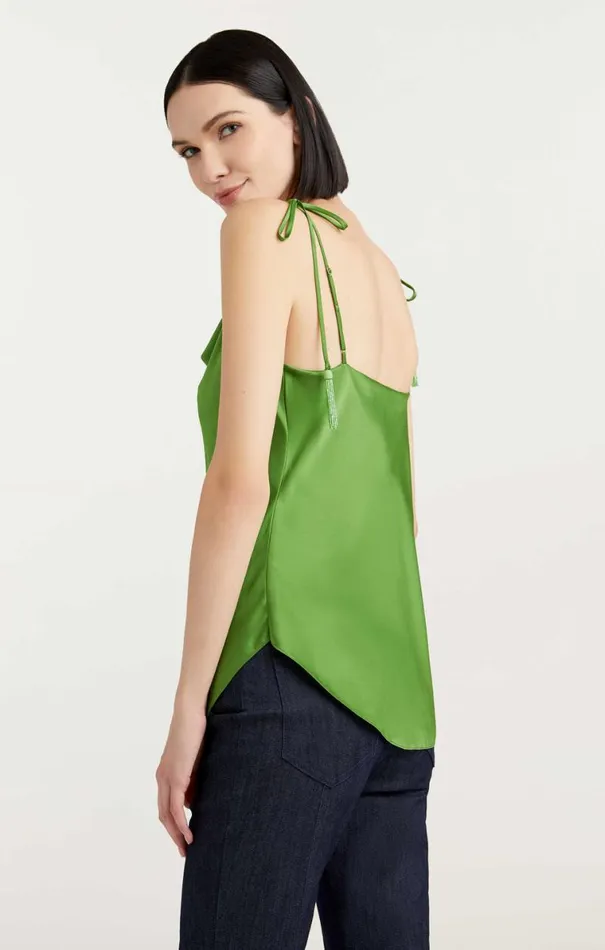 Shop Beaded Tassel Marta Cami Grass Cinq Sept Tank Tops and Camisoles