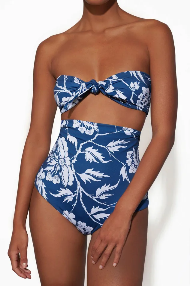 Shop Bikini Bottoms Mara Hoffman Bobbi Bikini Bottom Blue Shop Bikini Bottoms Mara Hoffman Bobbi Bikini Bottom Blue
