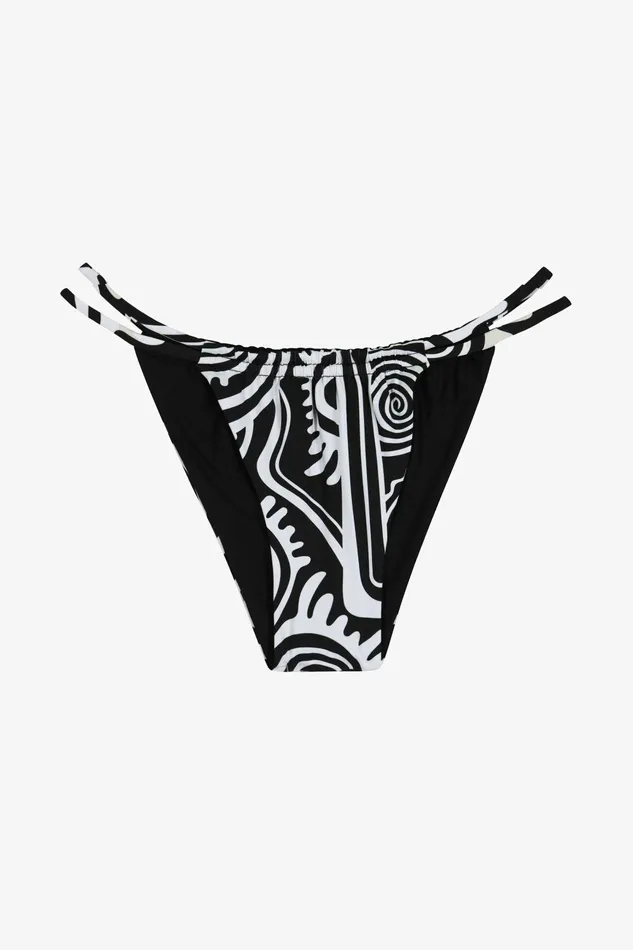 Shop Bikini Bottoms Mara Hoffman Coco Bikini Bottom Black