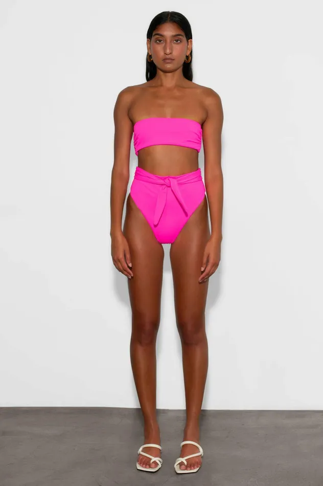 Shop Bikini Bottoms Mara Hoffman Goldie Bikini Bottom Pink Shop Bikini Bottoms Mara Hoffman Goldie Bikini Bottom Pink