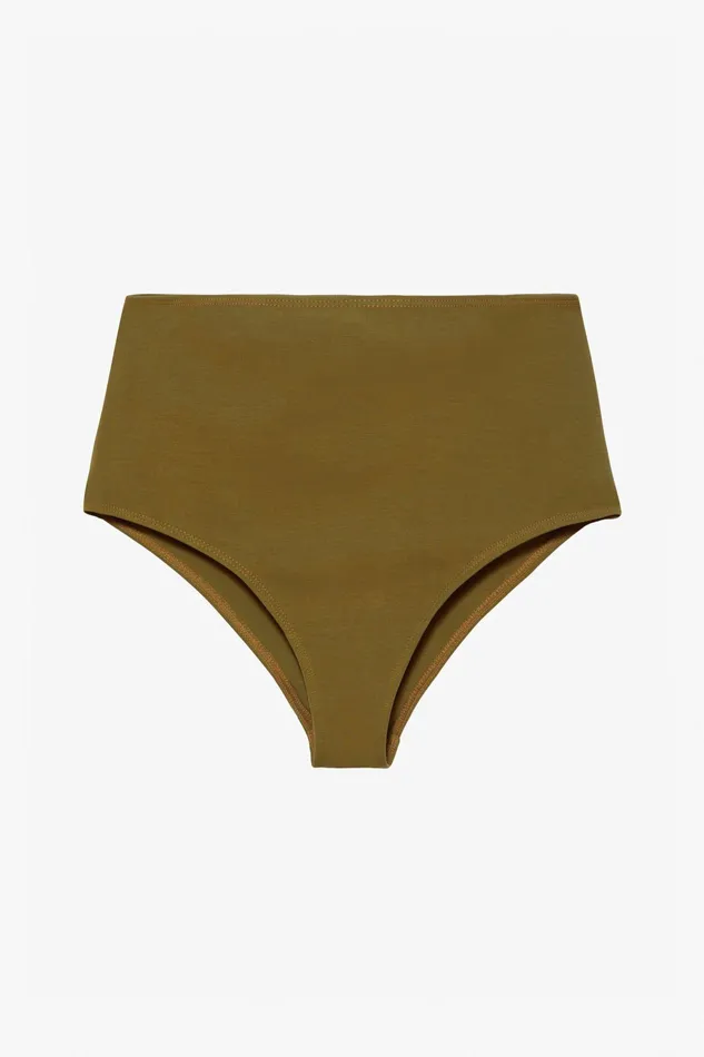 Shop Bikini Bottoms Mara Hoffman Lydia Bikini Bottom Green