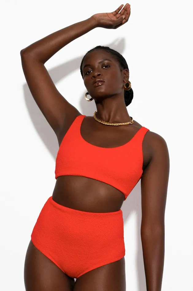 Shop Bikini Bottoms Mara Hoffman Lydia Bikini Bottom Orange Shop Bikini Bottoms Mara Hoffman Lydia Bikini Bottom Orange