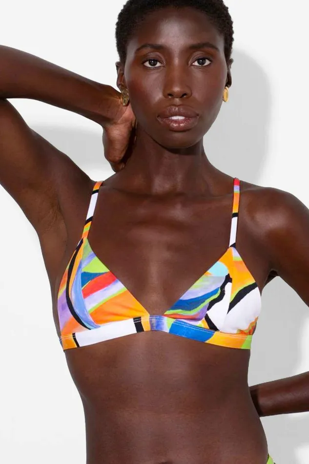 Shop Bikini Tops Mara Hoffman Astrid Bikini Top Multi Shop Bikini Tops Mara Hoffman Astrid Bikini Top Multi