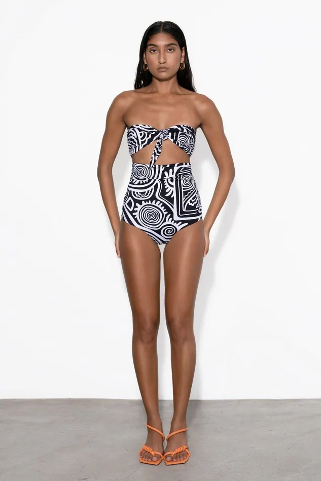 Shop Bikini Tops Mara Hoffman Kai Bikini Top Black Shop Bikini Tops Mara Hoffman Kai Bikini Top Black