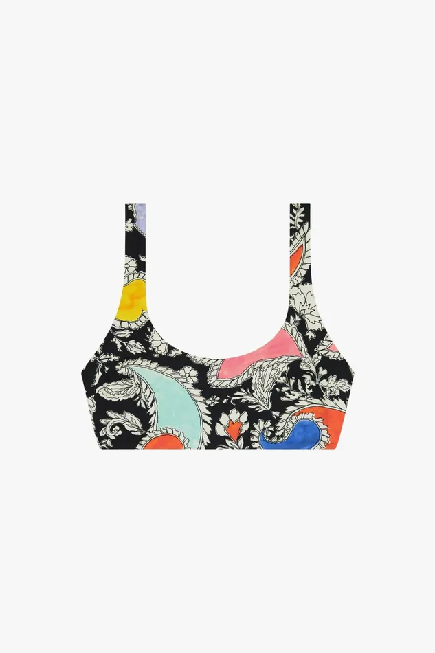 Shop Bikini Tops Mara Hoffman Lira Bikini Top Black