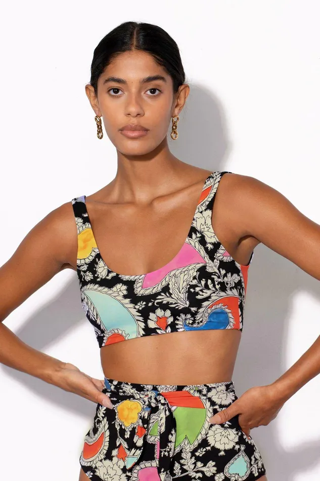 Shop Bikini Tops Mara Hoffman Lira Bikini Top Black Shop Bikini Tops Mara Hoffman Lira Bikini Top Black