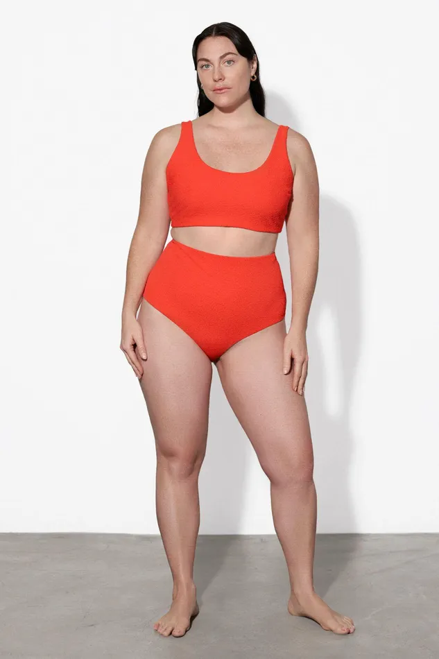 Shop Bikini Tops Mara Hoffman Lira Bikini Top Orange Shop Bikini Tops Mara Hoffman Lira Bikini Top Orange