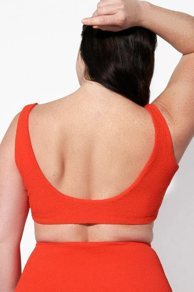 Shop Bikini Tops Mara Hoffman Lira Bikini Top Orange Shop Bikini Tops Mara Hoffman Lira Bikini Top Orange
