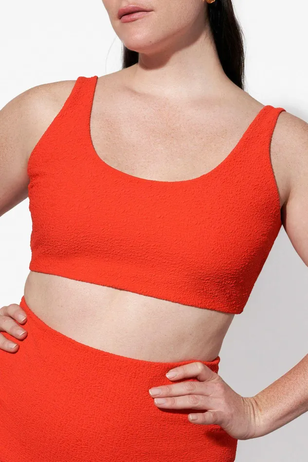 Shop Bikini Tops Mara Hoffman Lira Bikini Top Orange Shop Bikini Tops Mara Hoffman Lira Bikini Top Orange
