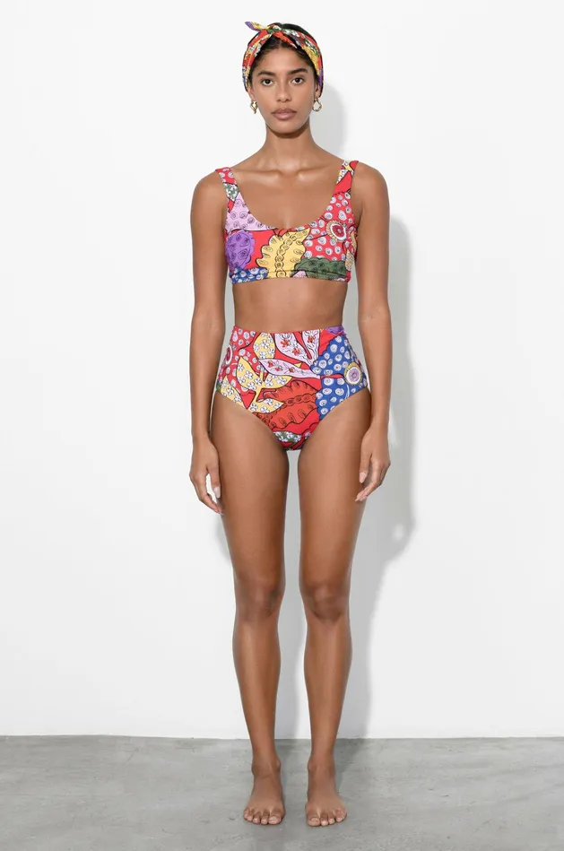 Shop Bikini Tops Mara Hoffman Lira Bikini Top Red Shop Bikini Tops Mara Hoffman Lira Bikini Top Red