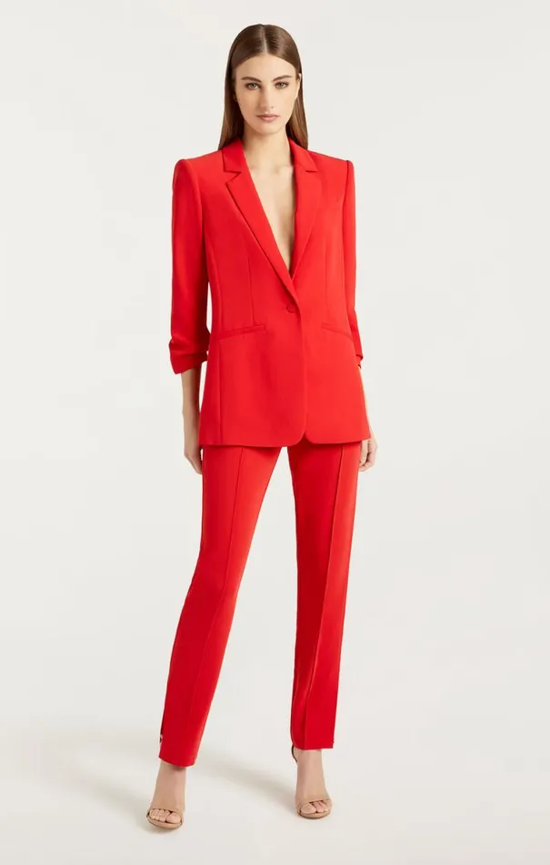 Shop Brianne Pant Ruby Red Cinq Sept Pants