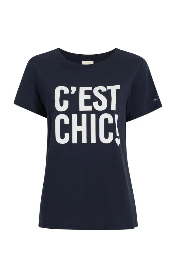 Shop C039est Chic Tee Navywhite Cinq Sept Tees