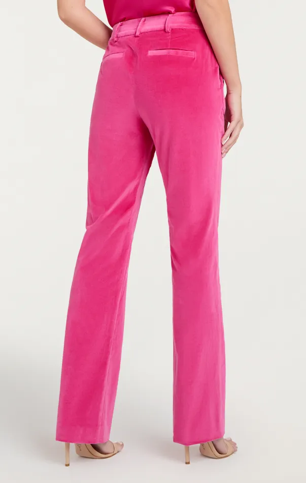 Shop Chenille Velvet Kerry Pant Pink Dahlia Cinq Sept Pants