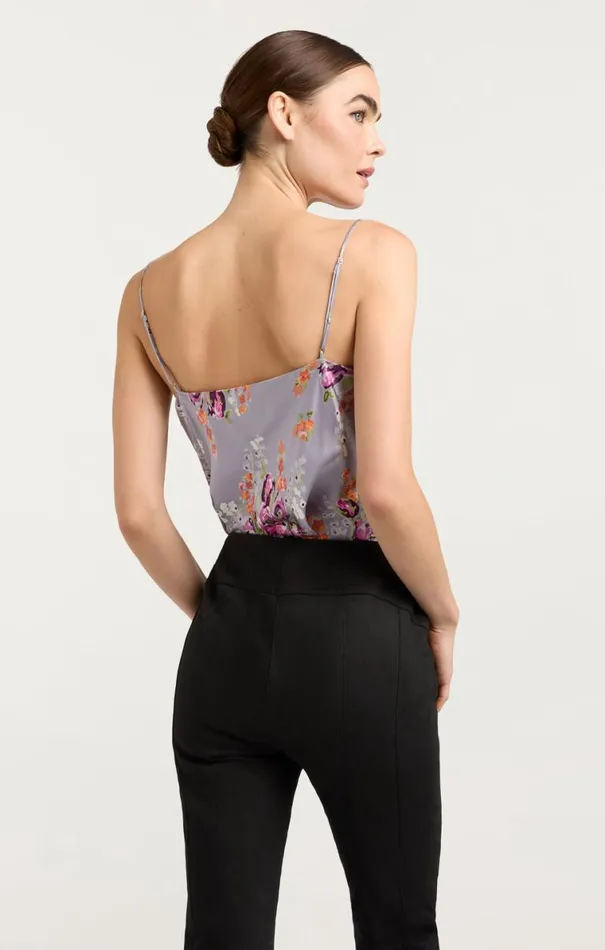 Shop Claudette Floral Marta Cami Grey Multi Cinq Sept Tank Tops and Camisoles