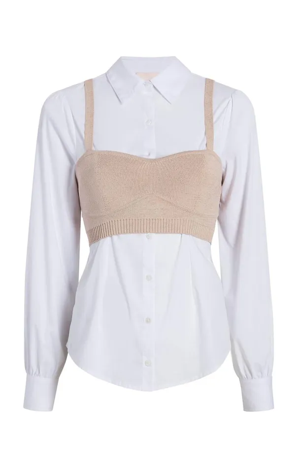 Shop Connie Top Oysterwhite Cinq Sept Long Sleeve Tops