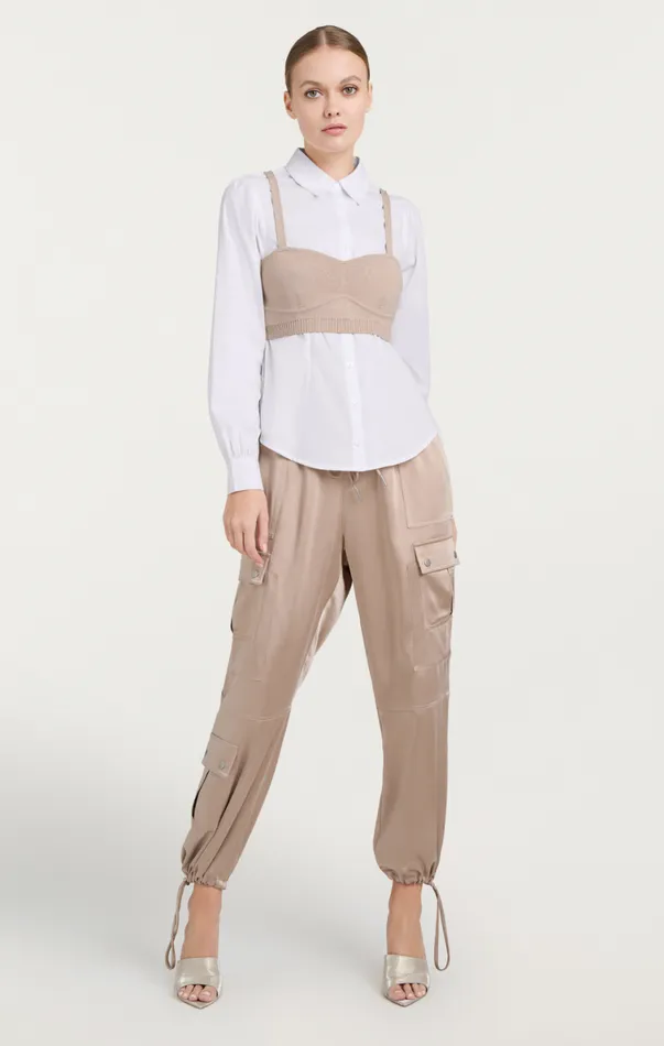 Shop Connie Top Oysterwhite Cinq Sept Long Sleeve Tops