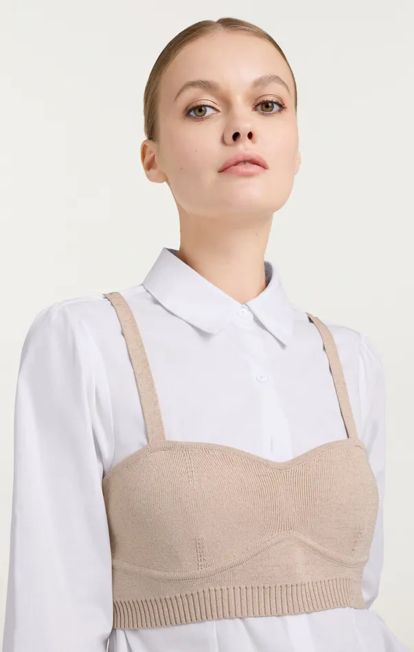 Shop Connie Top Oysterwhite Cinq Sept Long Sleeve Tops