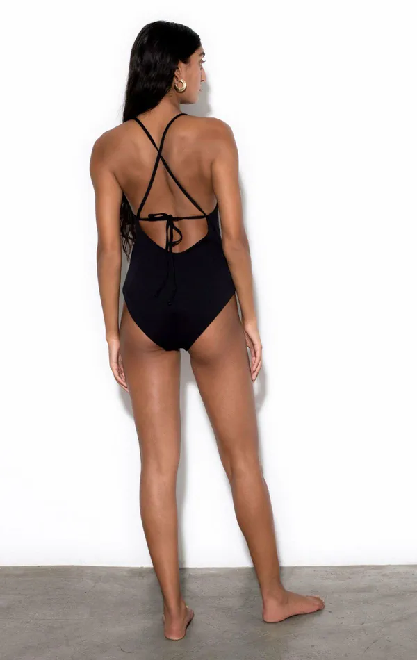 Shop Core Collection Mara Hoffman Emma One Piece Black Shop Core Collection Mara Hoffman Emma One Piece Black