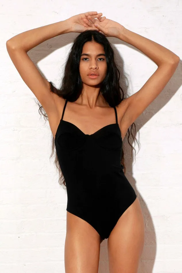 Shop Core Collection Mara Hoffman Gigi One Piece Black Shop Core Collection Mara Hoffman Gigi One Piece Black