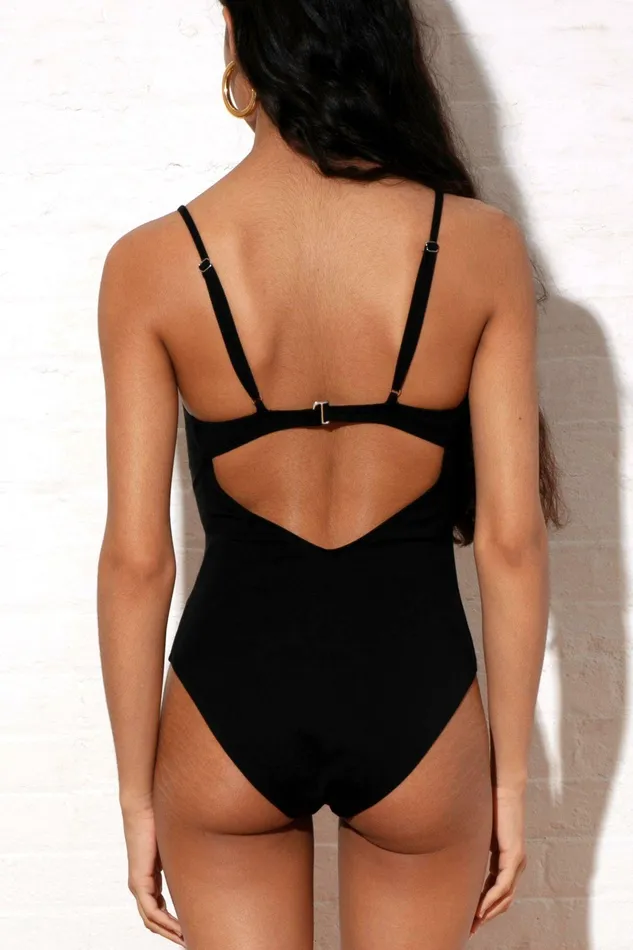 Shop Core Collection Mara Hoffman Gigi One Piece Black Shop Core Collection Mara Hoffman Gigi One Piece Black