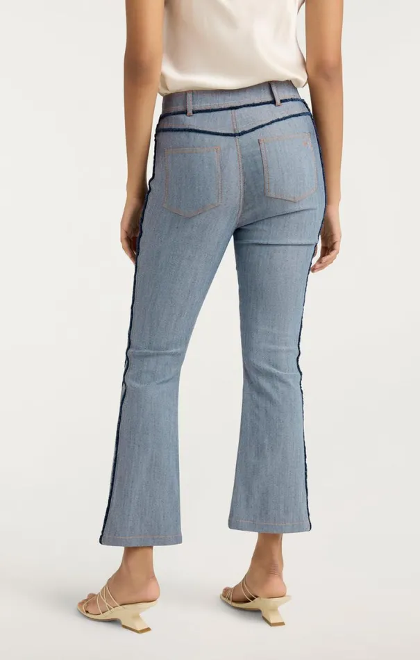 Shop Cropped Sallie Pant Light Indigo Cinq Sept Pants