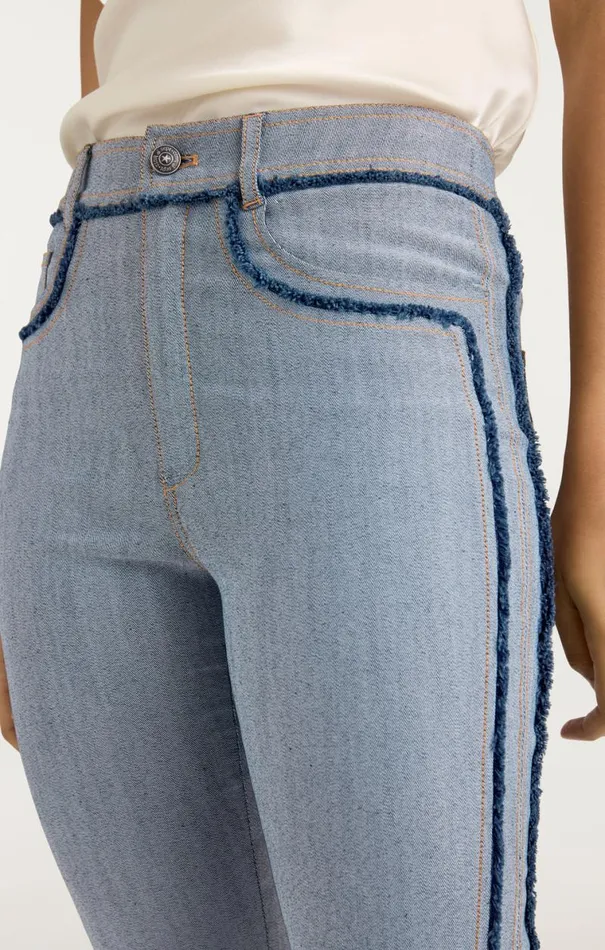 Shop Cropped Sallie Pant Light Indigo Cinq Sept Pants