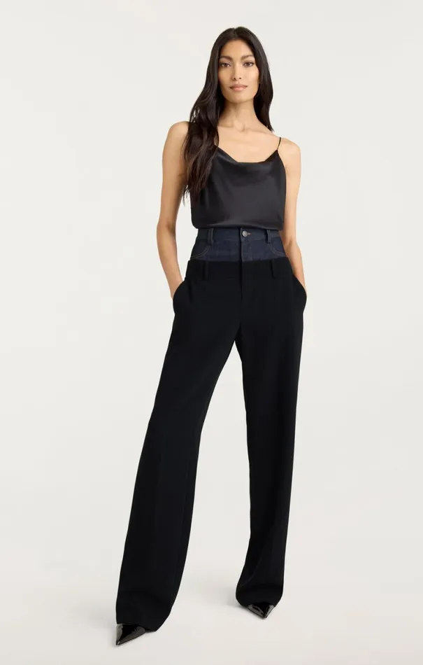 Shop Dionne Pant Blackindigo Cinq Sept Pants