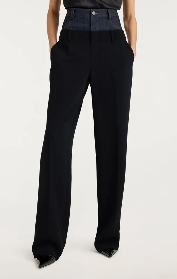 Shop Dionne Pant Blackindigo Cinq Sept Pants
