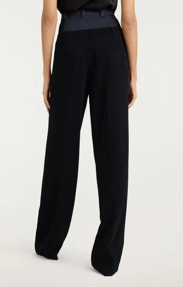 Shop Dionne Pant Blackindigo Cinq Sept Pants