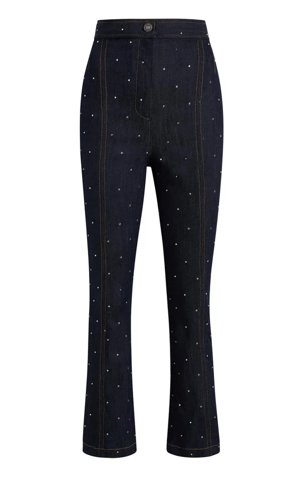 Shop Ditsy Rhinestone Ora Pant Indigo Cinq Sept Pants
