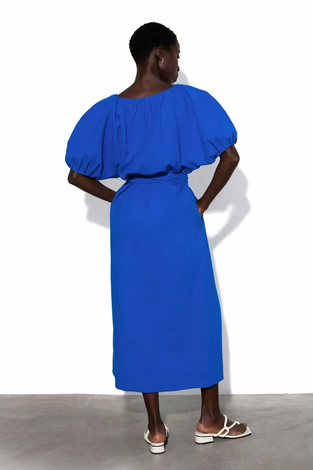 Shop Dresses Mara Hoffman Alora Dress Blue Shop Dresses Mara Hoffman Alora Dress Blue