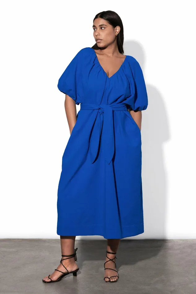 Shop Dresses Mara Hoffman Alora Dress Blue Shop Dresses Mara Hoffman Alora Dress Blue
