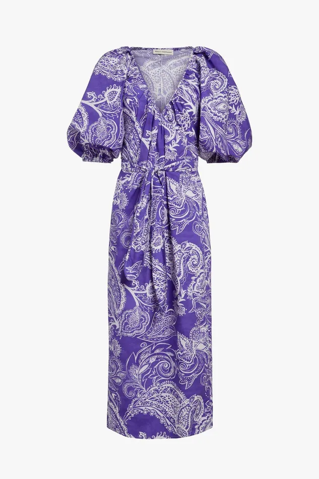 Shop Dresses Mara Hoffman Fila Dress Purple