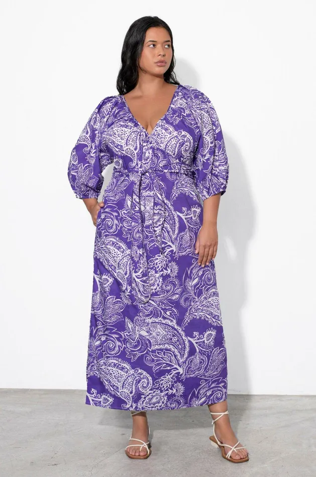 Shop Dresses Mara Hoffman Fila Dress Purple Shop Dresses Mara Hoffman Fila Dress Purple