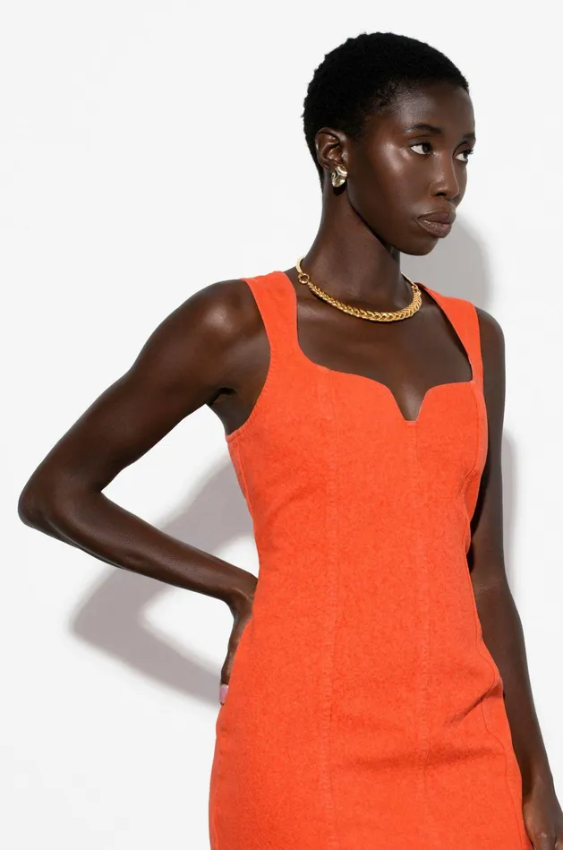 Shop Dresses Mara Hoffman Indya Dress Orange Shop Dresses Mara Hoffman Indya Dress Orange