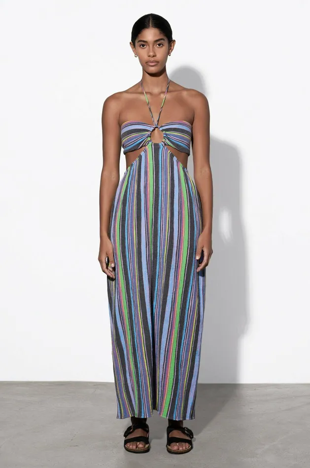 Shop Dresses Mara Hoffman Laila Dress Multi Shop Dresses Mara Hoffman Laila Dress Multi