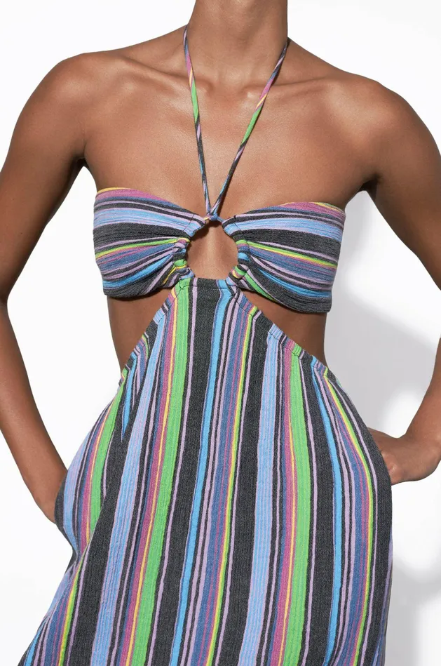 Shop Dresses Mara Hoffman Laila Dress Multi Shop Dresses Mara Hoffman Laila Dress Multi
