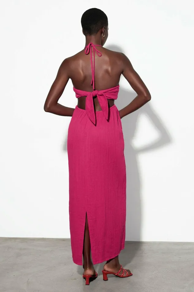 Shop Dresses Mara Hoffman Laila Dress Pink Shop Dresses Mara Hoffman Laila Dress Pink