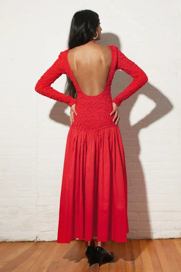 Shop Dresses Mara Hoffman Mereba Dress Red Shop Dresses Mara Hoffman Mereba Dress Red