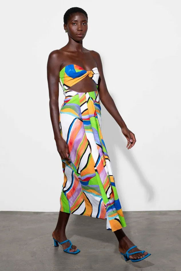 Shop Dresses Mara Hoffman Samara Dress Multi Shop Dresses Mara Hoffman Samara Dress Multi