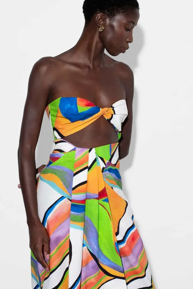 Shop Dresses Mara Hoffman Samara Dress Multi Shop Dresses Mara Hoffman Samara Dress Multi