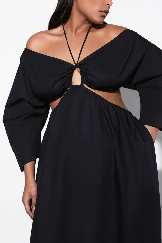 Shop Dresses Mara Hoffman Shaina Dress Black Shop Dresses Mara Hoffman Shaina Dress Black