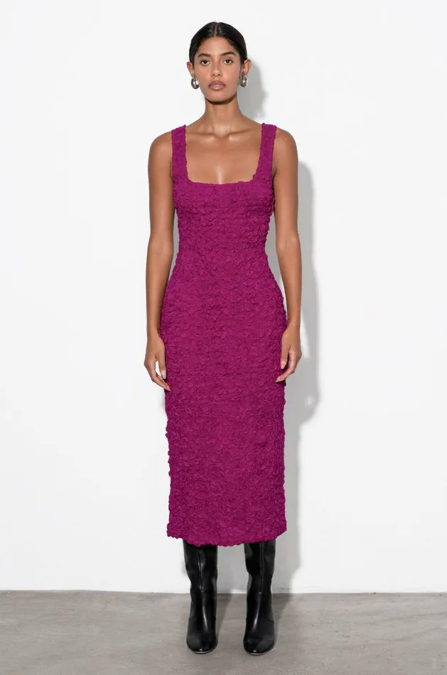 Shop Dresses Mara Hoffman Sloan Dress Purple Shop Dresses Mara Hoffman Sloan Dress Purple